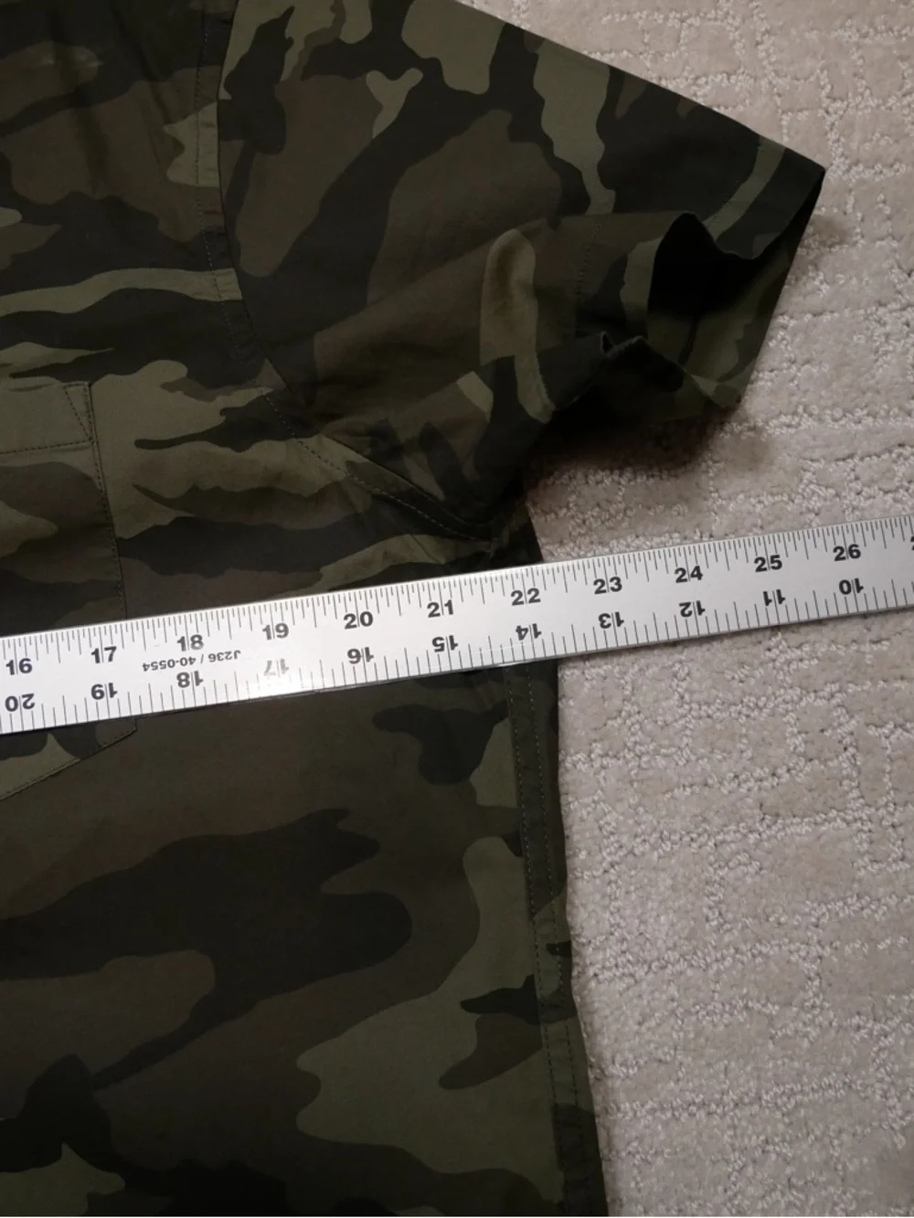 J.Crew Mens Camo Flex Washed‎ Short Sleeve Button Down Shirt AP630 Green M NEW